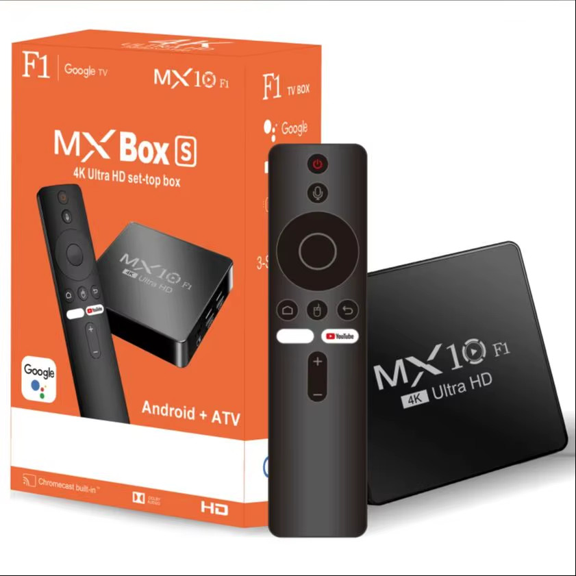 MX10 F1 Android Smart TV Box 2 GB RAM 16 GB Emmc Flash Allwinner H313 Lettore Mu