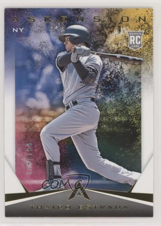 2019 Panini Chronicles Ascension Gold 178/199 Thairo Estrada #18 Rookie RC 4z8