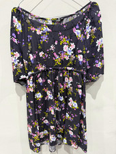 George Floral Dress 3/4 Sleeve Knee Length 14