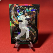 2025 Panini Select Card #180 Prince Fielder Red and Green Ice Prizms