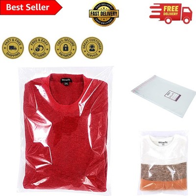100 Count 14x20 Clear Resealable Cellophane Bags - Elegant Packaging Solution