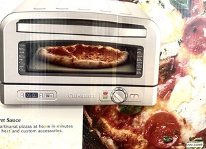 Cuisinart Indoor Pizza Oven – Bake 12” Pizzas in Minutes CPZ-240MB