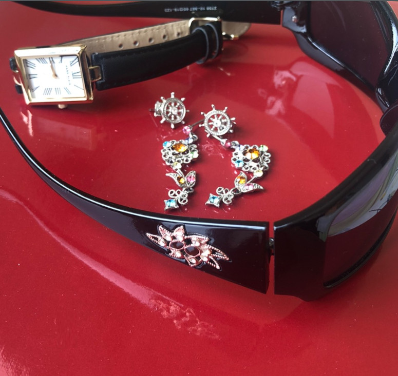 Anne Klein Watch + Unique Statement Earrings & It… - image 3