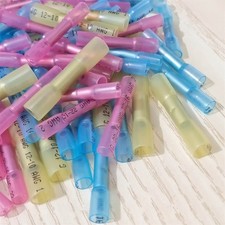 50PCS Waterproof Heat Shrink Butt Connectors 22-10AWG Wire Terminal Marine Grade