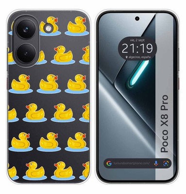 TPU Transparente Handyhülle für Xiaomi Poco X8 Pro 5G (Pato) Designs