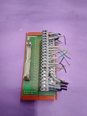 Entrelec BFM-HE 10/40 Interface Connector / 20007 26