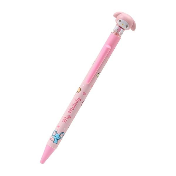 Sanrio Ballpoint Pen with Mascot My Melody Ink Black Japan New with Tracking