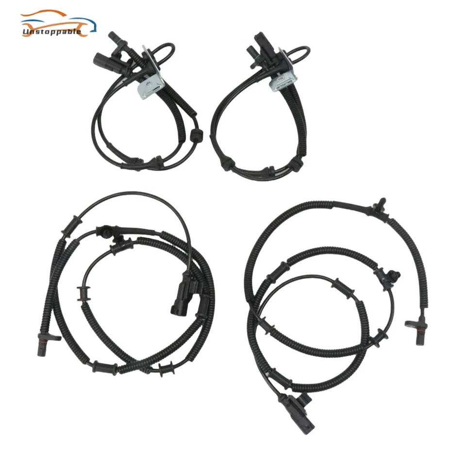 Set of 4 For 2012-2015 Ram C/V Dodge Grand Caravan ABS Speed Sensor Front Rear - Image 4 of 4