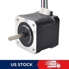 Nema 17 Stepper Motor 64oz.in w/ D-cut Shaft CNC Robot Reprap Makerbot Arduino