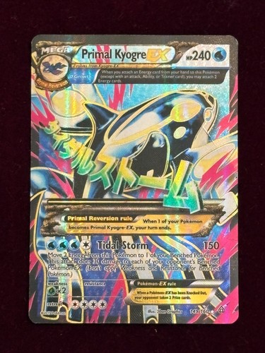 Pokemon Primal Kyogre EX 149/160 Full Art Holo Ultra Rare XY Primal Clash 240 HP