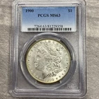 1900 -P Morgan Silver Dollar PCGS MS-63 90% Silver