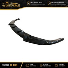 FOR AUDI RS6 C8 2019+ GLOSS BLACK FRONT BUMPER LIP SPLITTER SPOILER UK STOCK