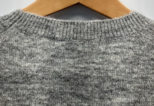 Ines de la Fressange Uniqlo Sweater Womens Small Argyle Alpaca Wool Pullover - Picture 9 of 10