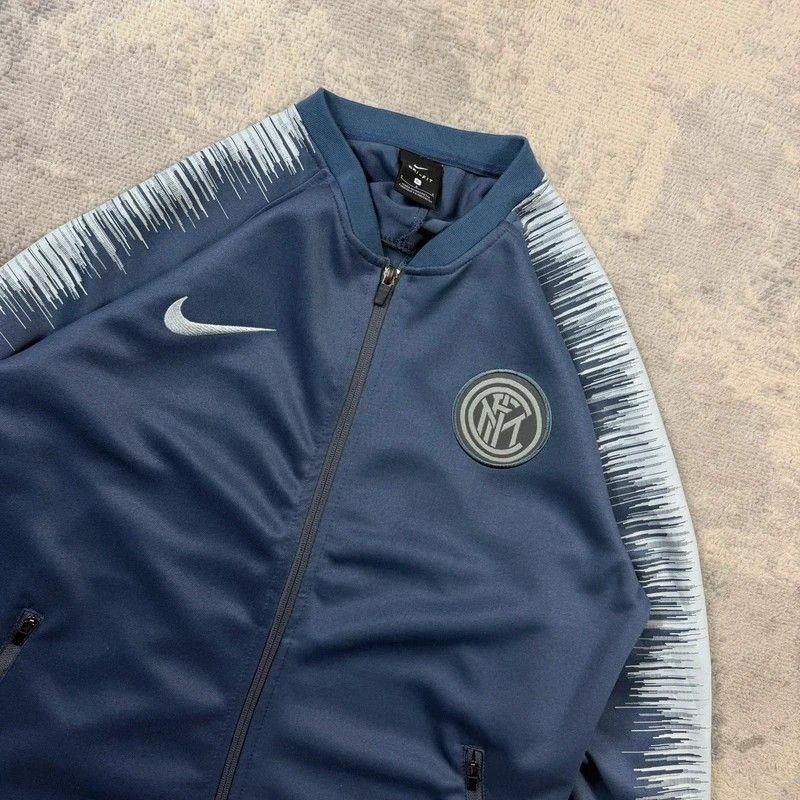 Nike Inter Milan Tracksuit Jacket Men’s Small Embroidered Logo image 2