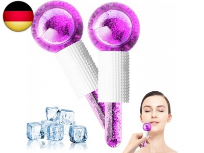 2 Stück Facial Ice Globes, Gesichtsmassage-Werkzeuge Globen für Gesicht, Nacken