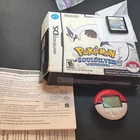 Pokemon SoulSilver Version Nintendo DS w/ Pokewalker Big Box Manual Authentic