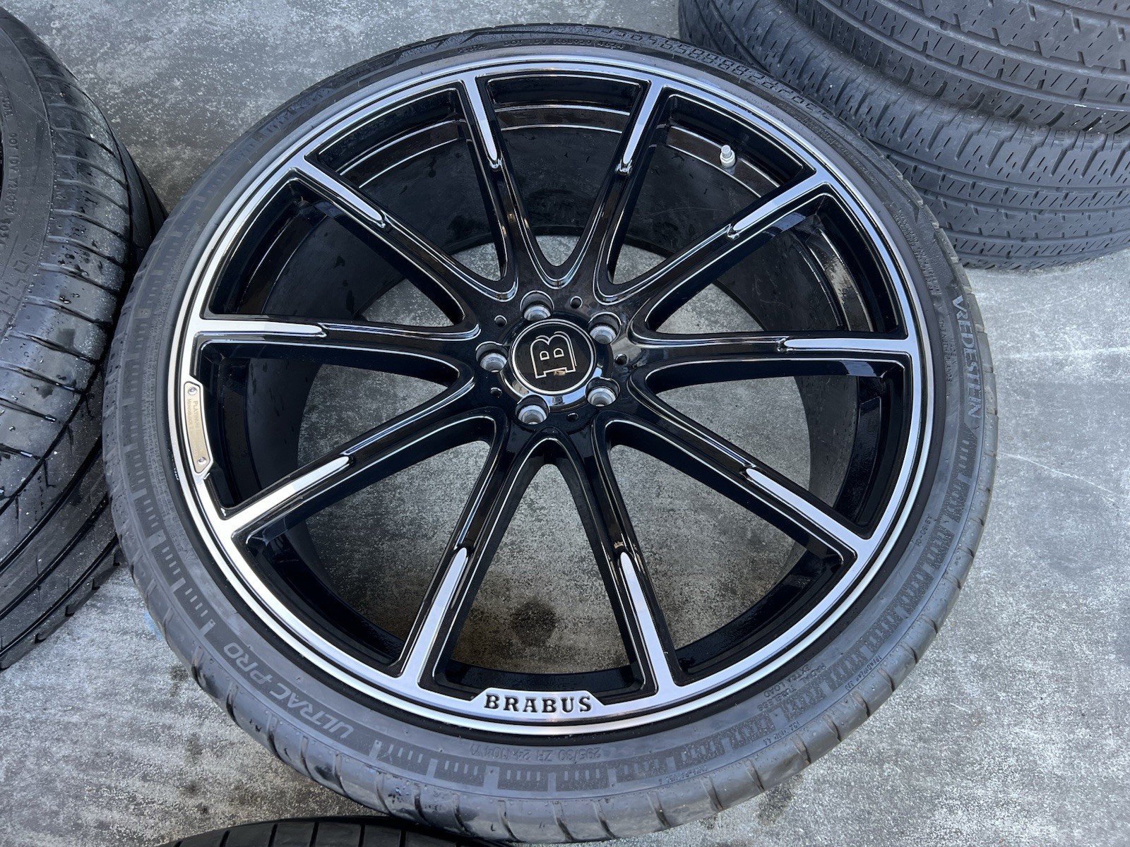 BRABUS Set of 4 Monoblock Z Platinum Edition  24” for Mercedes W 465, AMG G 63