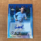 2024/25 Topps Chrome WOMEN'S LAUREN HEMP AUTO /150 Manchester City