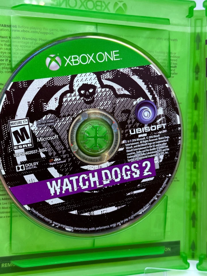 Watch Dogs 2 Xbox One Multiplayer Open World CIB Complete - Image 4 of 4