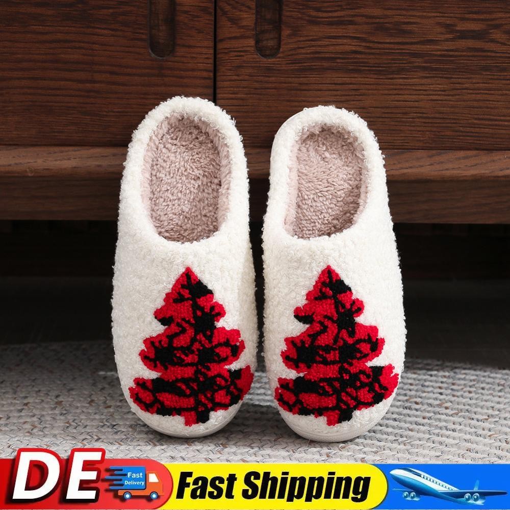 APL Albero di Natale Donna Uomo Casa Fondo Piatto Scivoli Morbidi Antiscivolo Albero