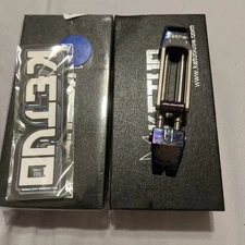 Ketuo Pocket Prybar Lightning Strike Anodized Finish Titanium. FREE EXTRAS