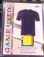 Kylian Mbappe 2025 Leaf In The Game Memorabilia /5