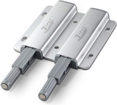Magnetischer Drucktüröffner Doppelpack Stark Aluminium Schranktür Öffner