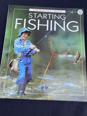 Vintage 1998 Usborne First Skills Starting Fishing Book Hardcover