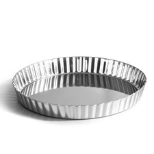 Tart Pan, 9.5 Inch Stainless Steel Round Tart Pie Pan, 1pc
