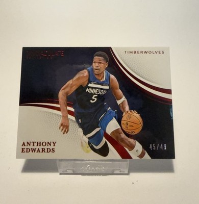 2024-25 Panini Immaculate Collection - Anthony Edwards, Anthony Edwards #94 /49