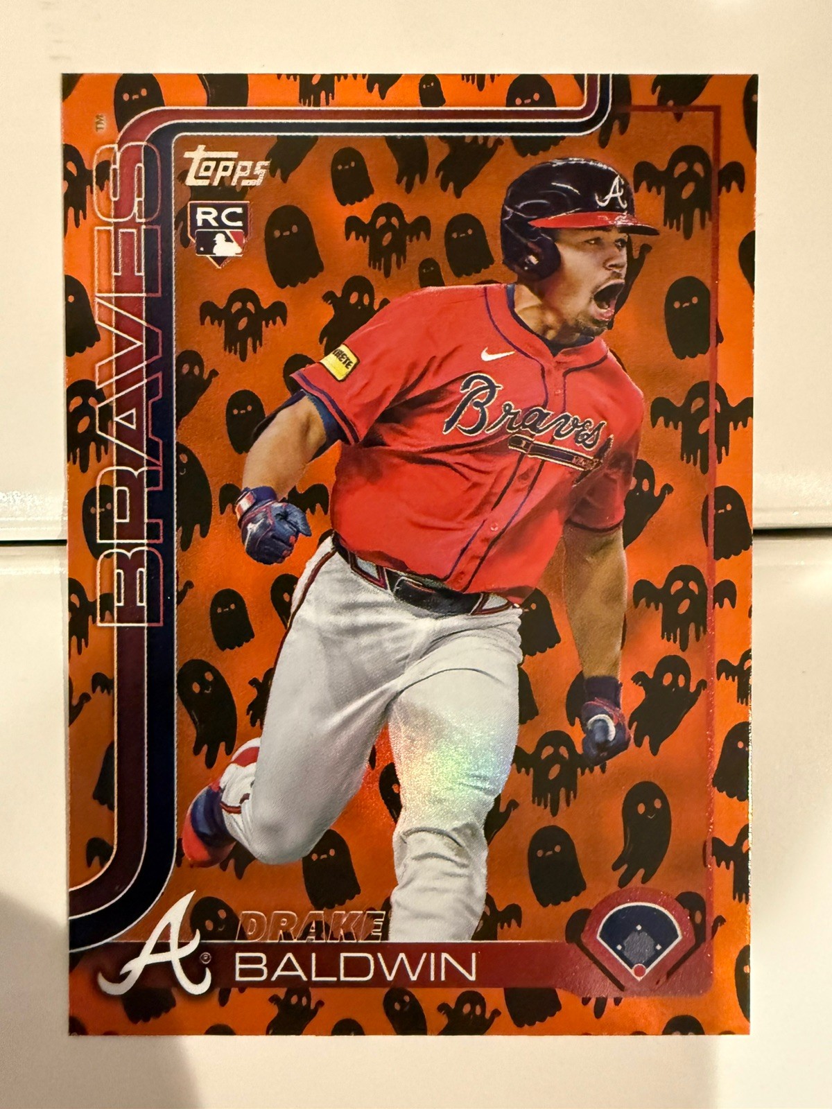 2025 Topps Update Drake Baldwin Rookie RC Holiday Ghost #US87 Braves