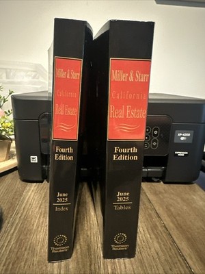 Miller & Starr California Real Estate 4th Edition Index & Tables June 2025 Only