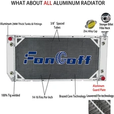 3 Core Aluminum Radiator fit 1994-1999 Chevy GMC C/K 1500 2500 3500 5.7L 7.4L V8