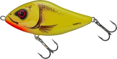 Salmo Floating Lure Slider Crank Bait Pike Fishing Tackle with Side Action 10cm