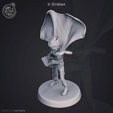 Kid Wizard miniature - CastnPlay - DnD miniatures - Role Playing Game - Tabletop