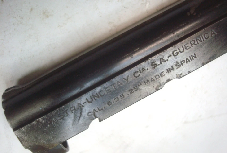 Pistola de colección Astra FireCat 25 acp extensión solo todo original, muy buen estado Foto 3 de 4