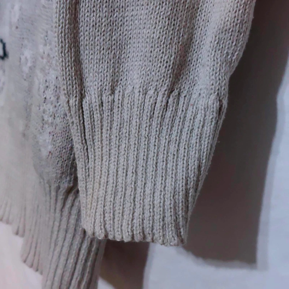 SUÉTER NAVIDAD TEJIDO GRIS PEANUTS SNOOPY MUJER XS Foto 4 de 4