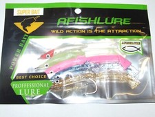 5 Savage Saltwater Sandeel Lures Bass Wrasse Cod Pollock Sea Fishing Tackle Gear