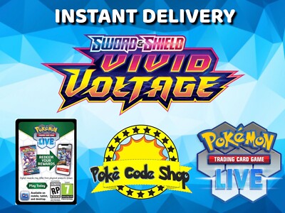 36 x VIVID VOLTAGE Live Pokemon Booster Codes Online SOFORT QR EMAIL VERSAND