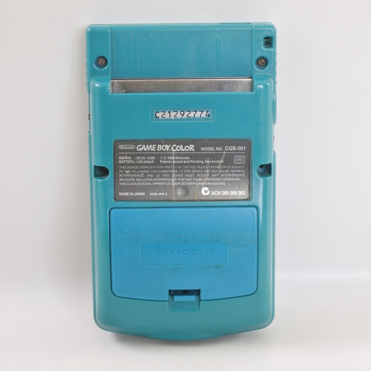 ゲームボーイcolor JUNK Gameboy Color Console BLUE CGB-001 Not working Nintendo