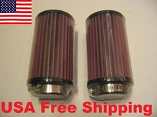 2pcs New Yamaha Banshee YFZ 350 K&N Style Air Filter Fit Stock Carbs 26mm -Pair