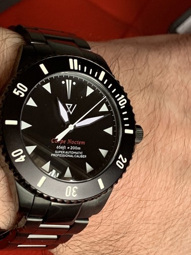 Tsovet Who Dares Wins Cape Noctem Mens PVD Stainless Steel Automatic 44MM Watch - Picture 14 of 15
