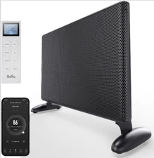 Ballu Mica Infrared Space Heater Indoor Use,1500W Electric Panel Heater w/Alexa