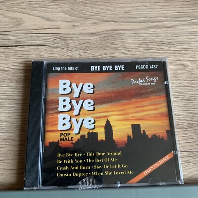 sing the hits of BYE BYE BYE Shelf196 AUDIO CD NEW~
