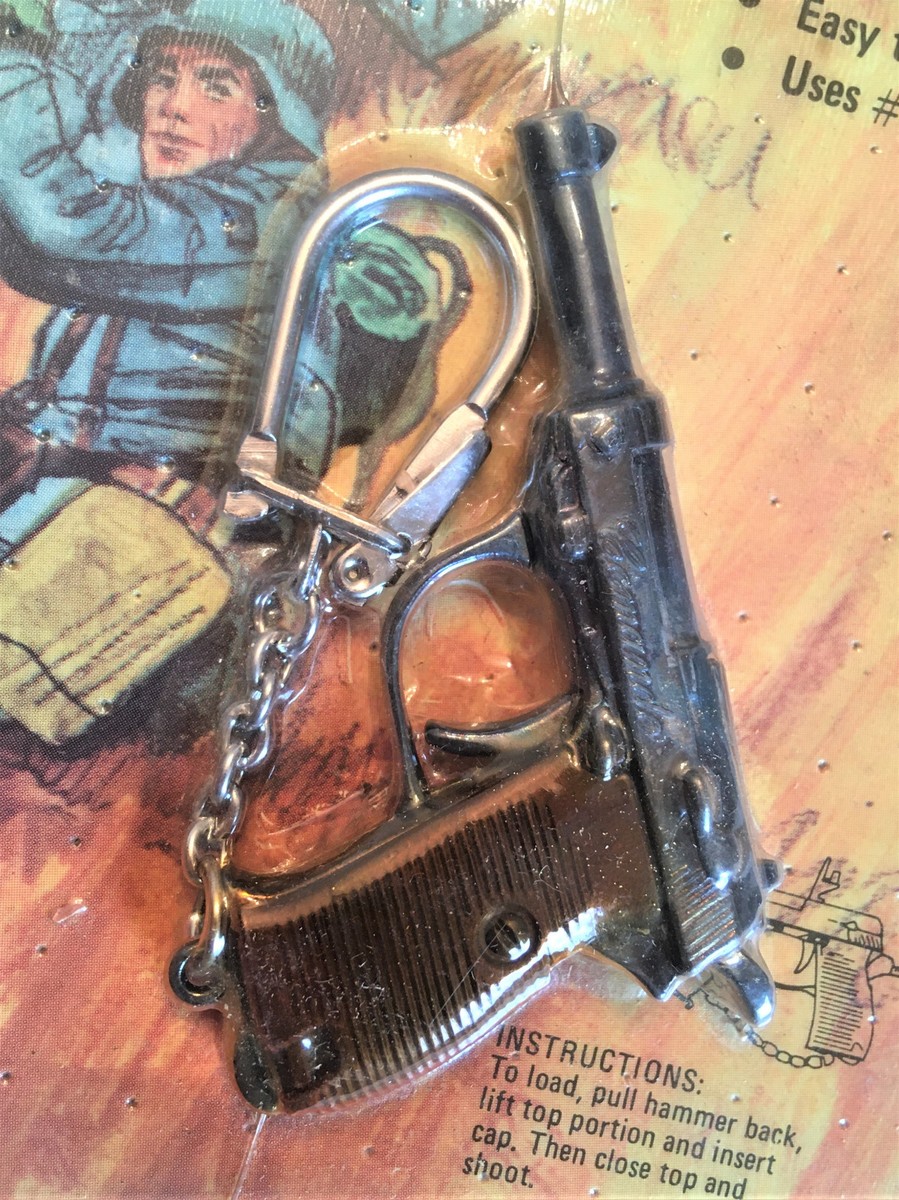 1978 EDGE MARK WALTHER P-38 Metal Toy Mini Cap Shooting