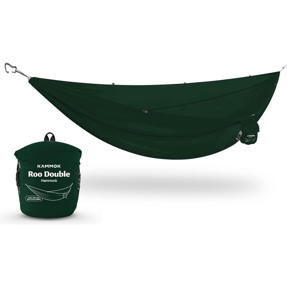 Kammok Roo Double Hammock, Waterproof, Lightweight for Camping and