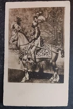 postcard art museo stibbert armatura del secolo xvii spagna armor horse