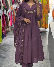 Indian Bollywood Ethnic Kurti Pant Set Pakistani Designer Party Wear Salwar Suit