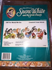 Disney "SNOW WHITE AND THE Seven Dwarfs cross stitch kit 35030 New