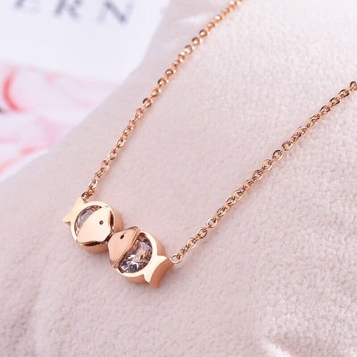 UK Rose Gold Kissing Fish Couples 